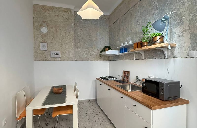 Miete einer hellen 3-Zimmer-Wohnung im Retro-Stil, 80 m², Altstadt, Belgrad, Serbien